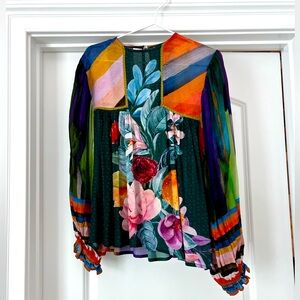 Bl-nk Miranda Peasant Blouse from Anthropologie
